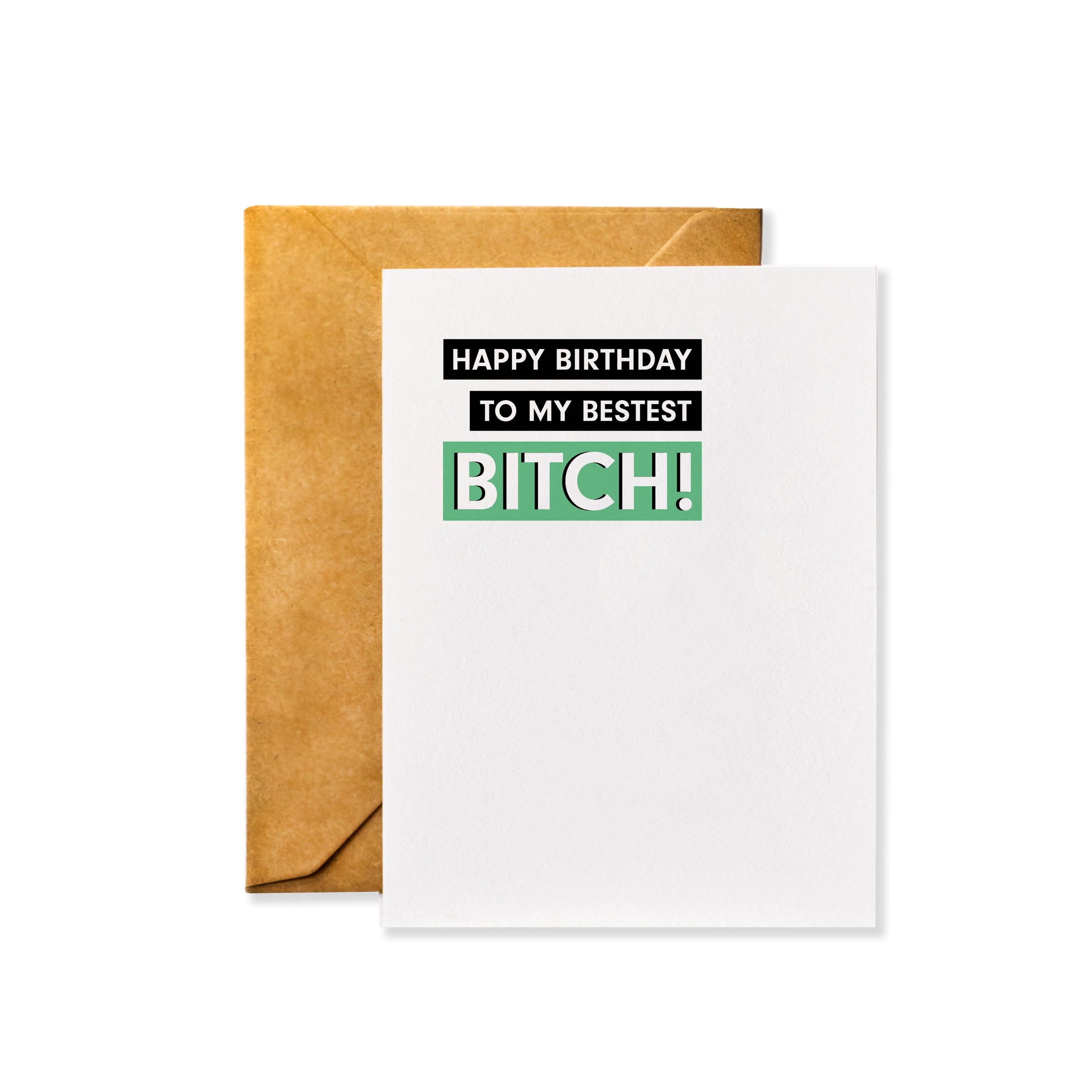 Habitude Paper Happy Birthday to My Best Tea - Birthday Greeting Card for Best Friend, Sister, BFF