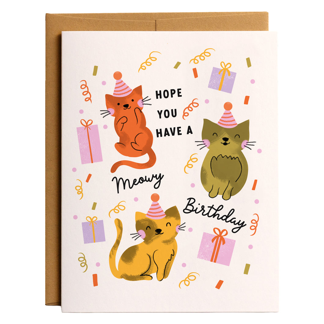 Hope You Have a Meowy Birthday Card