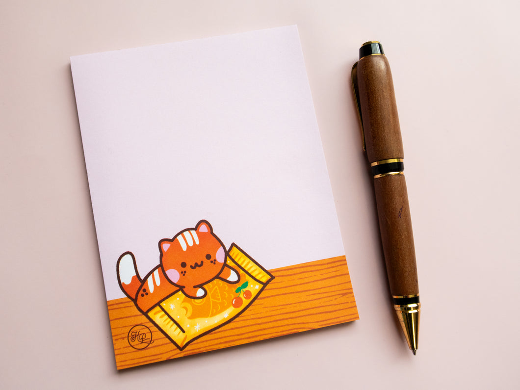 Taiyaki Kitty Memopad